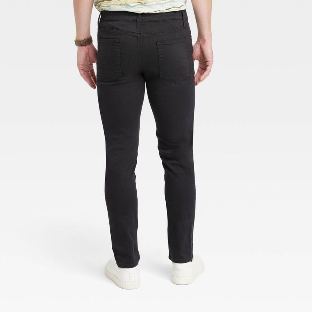 Goodfellow & Co -  Men's Mid Rise Slim Fit Skinny Leg Black - Picture 2 of 3